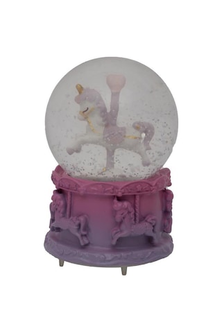 Nostaljik Kar Küresi Orta Boy Renk Değiştiren Led Lambalı Kar Küresi-10