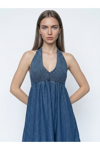 LOFT Regular Fit Kadın Elbise Lf2043103 Q1.v1 Denim