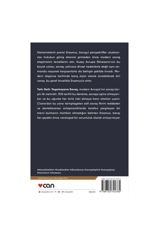 Tatlı Gelir Yaşamayana Savaş - Desiderius Erasmus - Can Yayınları