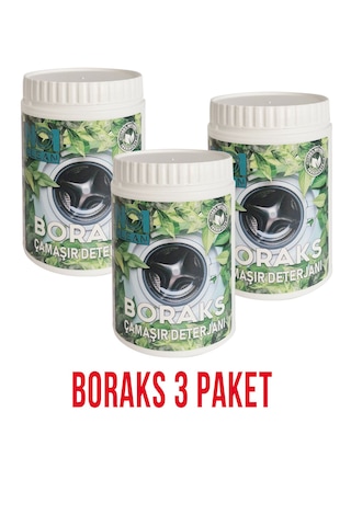 Boraks Çamaşır Deterjanı 3 Paket Boraks Çamaşır Deterjanı 3 Paket