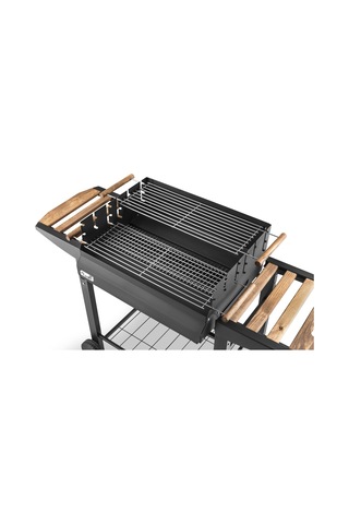 Grillia Grilchi Kömürlü Barbekü Mangal Önlük Hediyeli Siyah