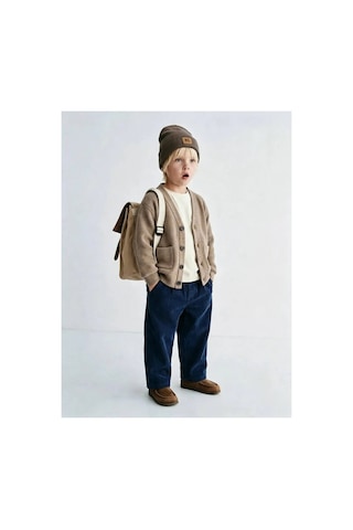 Poala Kids Gri Selanık Trıko Hırka