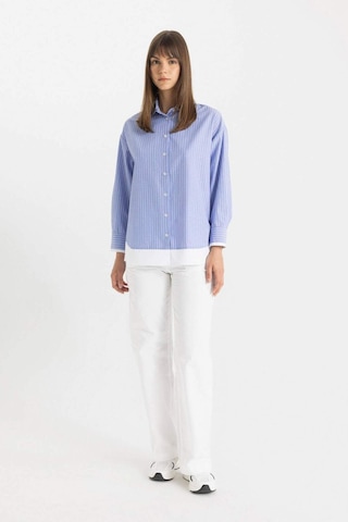 Defacto Wide Leg Geniş Bol Paça Cepli Beyaz Basic Düz Gabardin Pantolon C4528AX24SMWT83 Beyaz
