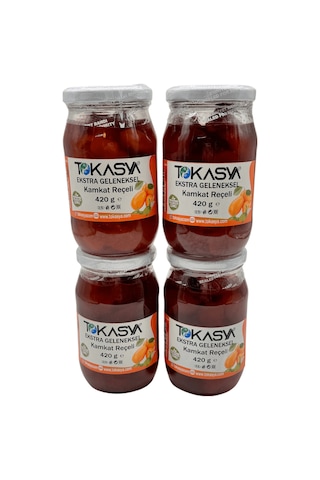 Tokasya Kamkat Reçeli Kavanoz 4 x 420 G