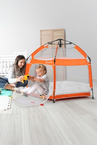Foldy Plus Katlanabilir Bebek ve Çocuk Oyun Parkı Alüminyum Kolay Kurulum Oyun Matı Ve Toplar