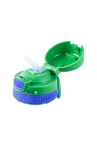 Shamobo 350 Ml Paslanmaz Çelik Pipetli Termos - Çocuk Termosu 6 Saate Kadar Isı Yalıtımı Mavi