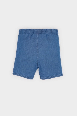 DeFacto Erkek Bebek Beli Lastikli Jean Şort E6837A525SMNM28 Mavi