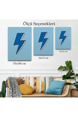 Çerçeveli Elektirik Enerji Simge Tablo-8052