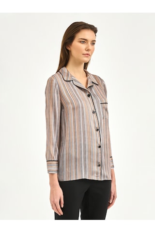 Karaca Kadın Regular Fıt Gömlek-taş 12.25s.04.104 Taş