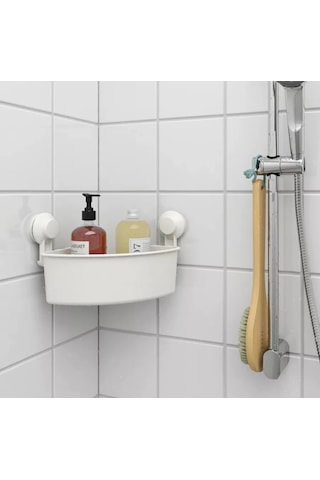 Ikea Tısken Tıskin Eğimli Vakumlu Raf 217055958 Beyaz