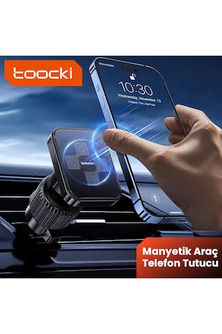 Toocki N52 Mıknatıslı Havalandırma Araç Telefon Tutucu 360 Dön