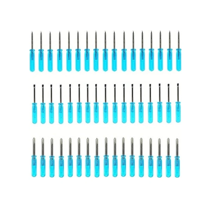 Trendooze 50 Adet 2.0mm Mini Yıldız Tornavida Seti, Cep Telefonu & Xbox 360 Tamir