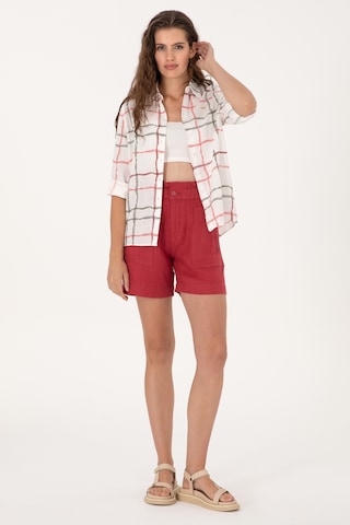 U.s. Polo Assn. Kadın Vişne Şort / Bermuda 50300655-vr223 Vişne