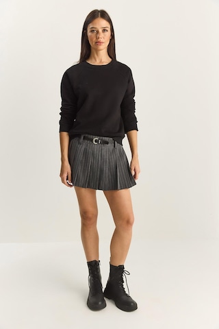 Shade Kadın Reglan Kol Oversize Sweatshirt 60283859 - Siyah