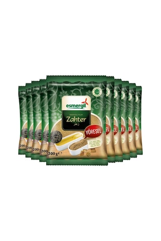 Esmergil Kahvaltılık Zahter 200 Gr 10'lu Paket Esmergil Kahvaltılık Zahter 200 Gr 10'lu Paket
