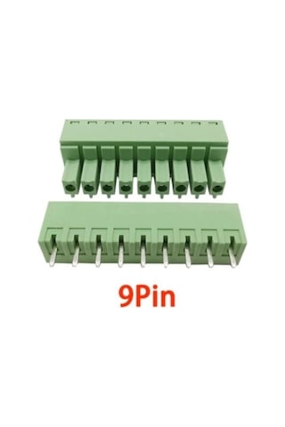 9 Pin 3.81mm Geçmeli 180c Takım Klemens