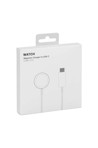 Watch- Apple Watch Uyumlu Manyetik Şarj Aleti Type-c Girişli Watch- Apple Watch Uyumlu Manyetik Şarj Aleti Type-c Girişli