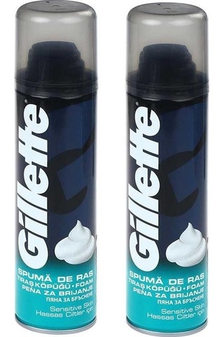 Gillette Hassas Tıraş Köpüğü 2 x 200 ML
