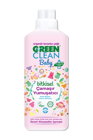 Green Clean Baby Biberon Temizleyici 500 ML + Çamaşır Deterjanı + Yumuşatıcı + Leke Çıkarıcı 1 L