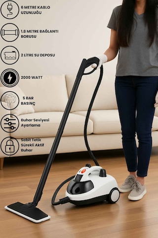 Yui SC1000 Çok Fonksiyonlu Buharlı Temizleyici