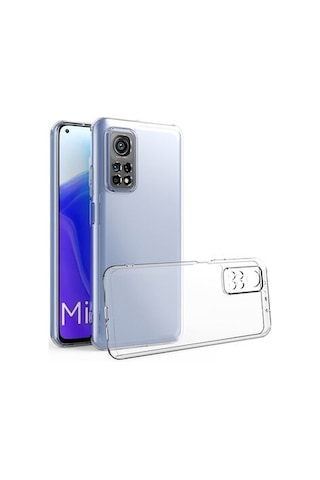 Xiaomi Mi 10t Pro 5g İle Uyumlu Kılıf Şeffaf Kamera Korumalı Esnek Silikon Telefon Kılıfı Kapak