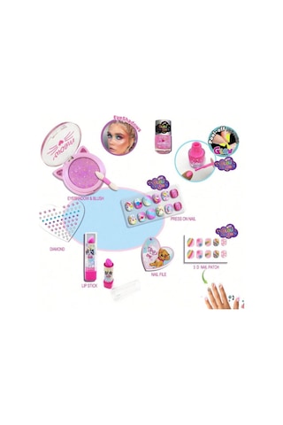 Tokidas Funny Makeup Playing Glow İn The Dark Takma Tırnaklı Makyaj Güzellik Seti