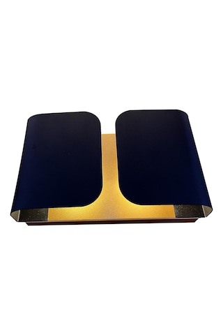 Siyah Boyalı Aplik Plc-1244-ap-1bsy Altın - Siyah