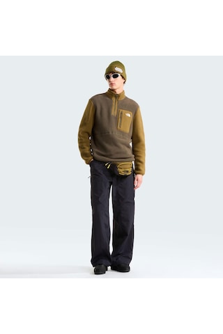 The North Face 1/4 Zip Erkek Sweatshirt C-the0a883sug8ug8 Haki