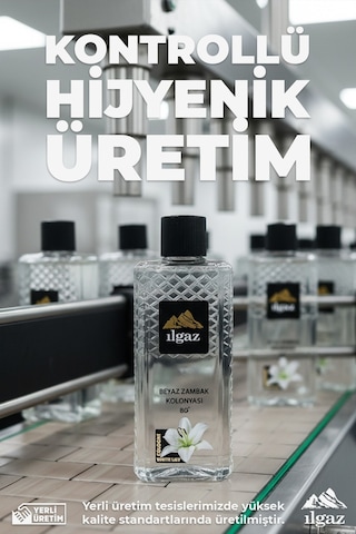 Ilgaz Beyaz Zambak Kolonyası 4'lü Set 80 Derece 400 Ml Elegance Series