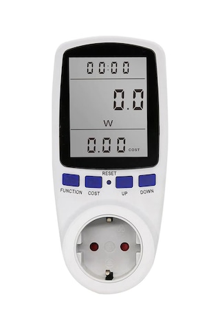 Dijital Wattmetre  Enerji Tüketim Sarfiyat Ölçer - 230V 16A 3680W
