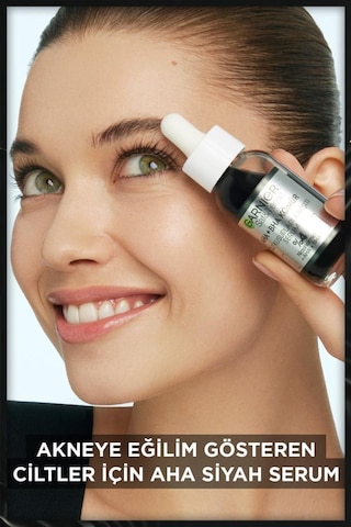 Garnier Aha Bha Cilt Kusurları Karşıtı Siyah Serum 30 ML