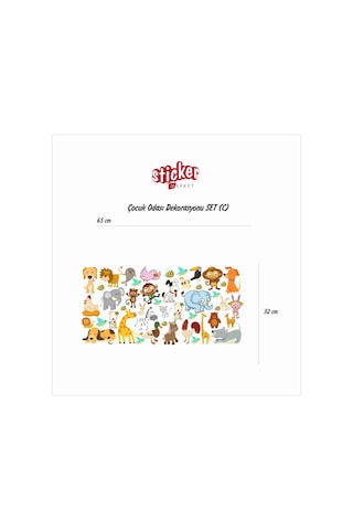 Çocuk Odası Sticker Seti C