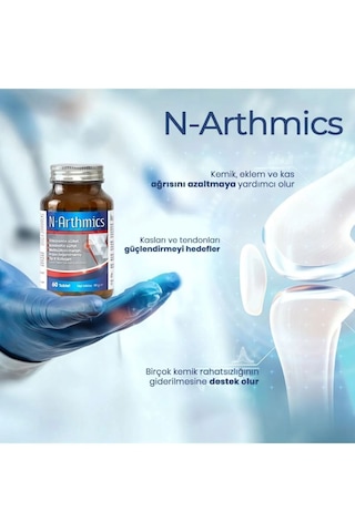 N-Arthmics Glukozamin Tip II Kolejen İçerin Takviye Edici Gıda 60 Tablet