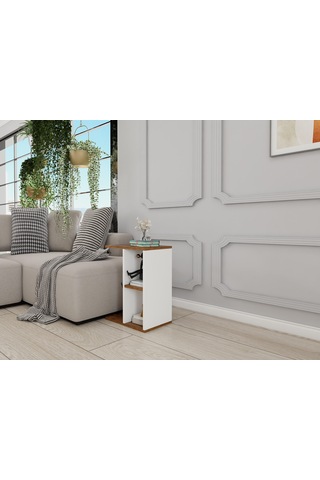 İvriz Yan Sehpa Amalfi-beyaz