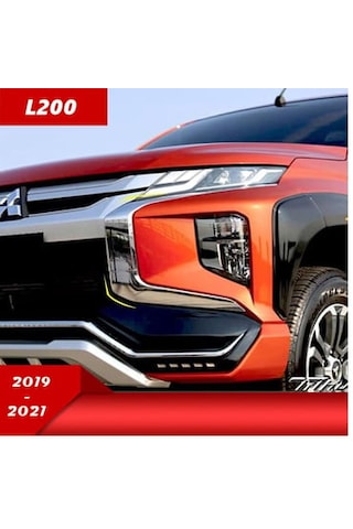 Rocas Mitsubishi L200 Ön Tampon Köşe Kaplaması Krom 2019 2021
