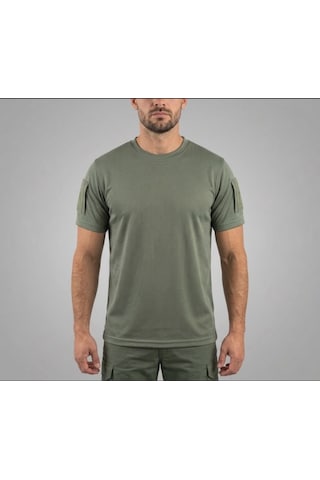 Cırtlı Tactical T-shirt Yeşil
