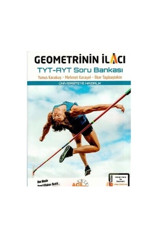 TYT - AYT Geometri İlacı Soru Bankası - Mehmet Karayel - Acil Yayınları TYT - AYT Geometri İlacı Soru Bankası - Mehmet Karayel - Acil Yayınları