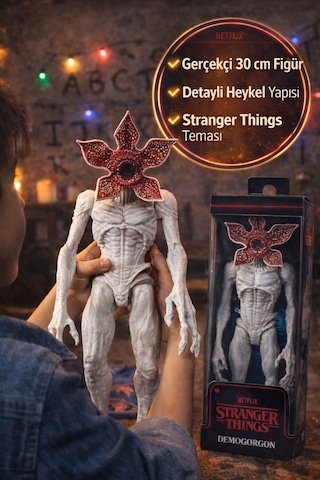 Stranger Things Jazwares Netflix Demogorgon 30 Cm Figür Aksiyon Koleksiyon Oyuncak 8 Yaş+ Hediyelik Funko Pop
