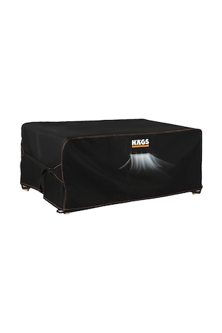 Haegs Bahçe Mobilyası Örtüsü, 250-210-90cm, Su Geçirmez, Dış Mekan Masa Ve Sandalye Koruma Kılıfı Siyah