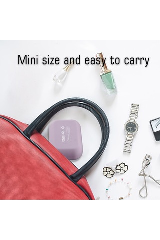 Shineyee Küçük Ve Pratik Renk Seçenekli Lens Kutusu - Yeşil/mor/kahverengi/pembe