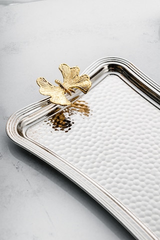 Emsan Butterfly Tepsi Platin 21 cm