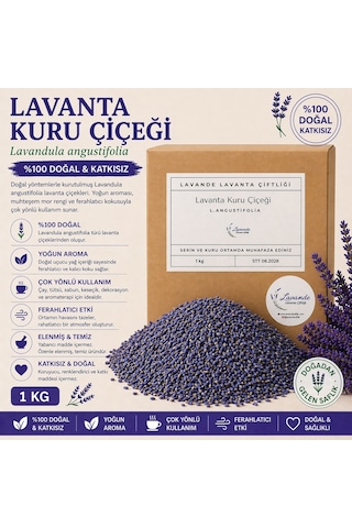 Lavanta Kuru Çiçeği 1 KG