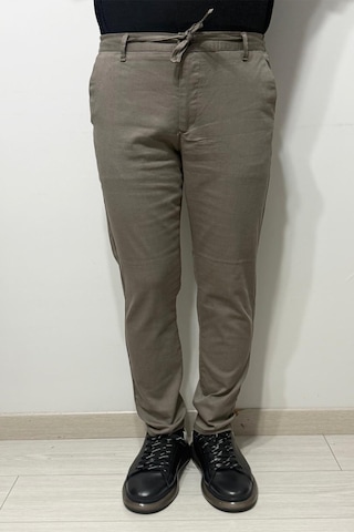 Hacker Denim Hacker Dmctekstil Erkek Y 1086 Yüksek Bel Normal Kesim Dar Paça Jogger Pantolon Yeşil