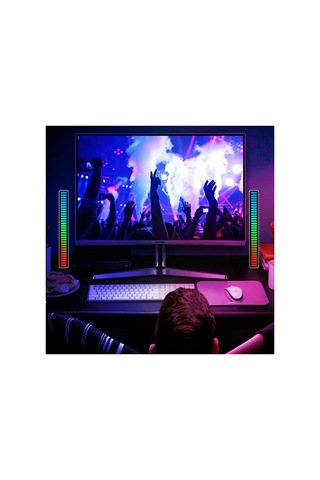 Rgb Sese Duyarlı Taşınabilir Ekolayzer Led Çubuk Belirtilmemiş