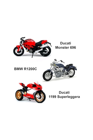 1:18 Nessiworld Motorsiklet Adet Fiyatıdır Aklby-bsva58 Diğer