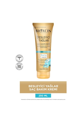 Bioxcin Besleyici Yağlar Bakım Saç Kremi 250 Ml - Sülfatsız, Kuru Ve Yıpranmış Saçlar Saç Dökülme Karşıtı