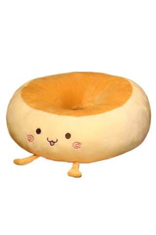 Dil Tarzı 38 Cm Ekmek Koltuk Minderi Sandalye Minderi Hafızalı Kö