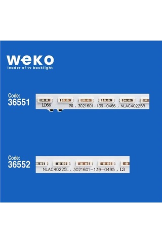 Wkset-5474 36551x1 36552x1 Nlac40225l/r 2 Adet Led Bar 64led Mavi Işıklı 64led Tvnizi Açıp İçindeki Led Barla Birebir Aynısı Olduğunu Görmeden Almayınız. Sonrasında İade Almamaktayız.