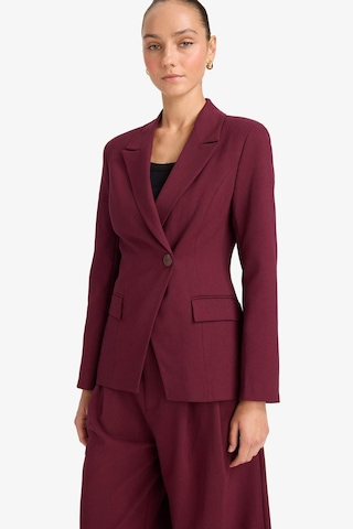 Defacto Fitted Düğmeli Blazer Ceket F7441ax25aubr34 Bordo