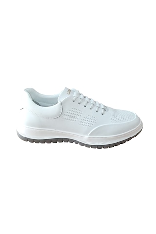 Libero Lz5906 Unisex Hakiki Deri Eva Antik Günlük Comfort Ayakkabı Beyaz